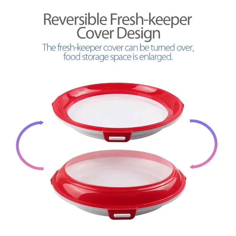 1pc Creative Vacuum Food Preservation Tray Food Fresh Keeping Fresh Spacer Organizer Food Preservate Refrigerator Storage 3