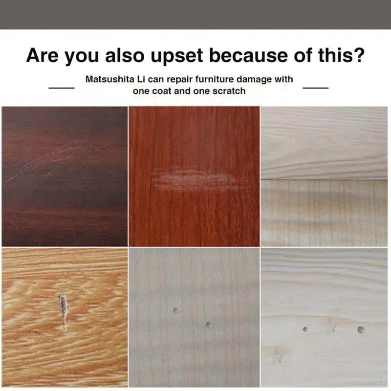 Wood Filler Wood Repair Crayons Repairing Paint for Solid Wood Furniture Paint Putty for Paste Door Floor Repairing Scratches on Paste Wood Floor