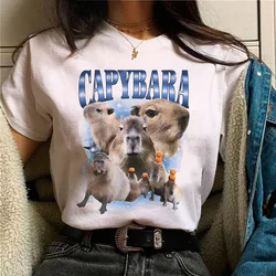 Capybara Tee women graphic t shirt female harajuku y2k 2000s clothing