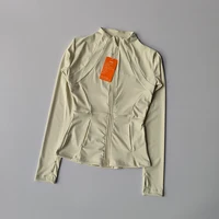 Autumn Winter Sports Jacket Women Zipper Cardigan Slim Slim Windproof Yoga Suit Quick Dry Running Fitness Long Sleeves Coat Suit - Image 3