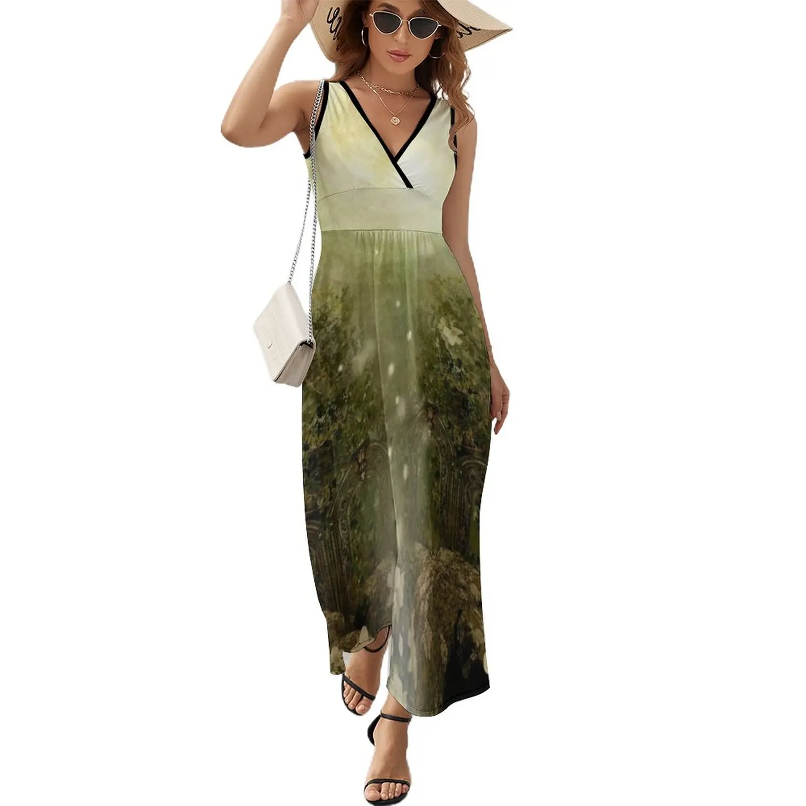 

The Great Lie, a Forest Sleeveless Dress cute dress birthday dresses for women