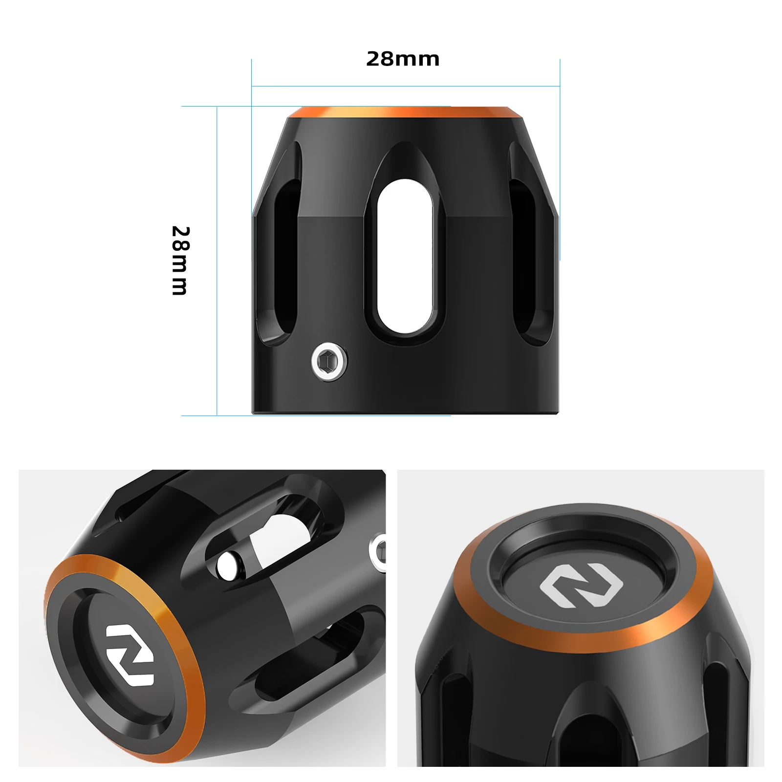 Für Harley Sportster S RH1250S 2021-2024 Motorzündspulenhalterung Schraubenkappe Nockenwellenkettenrad Timer-Abdeckung Zierleiste Pan America RA1250 – Detail 2