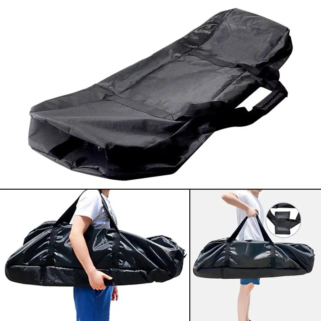 Aigend Skateboard Bag - Sac Longboard étanche Sac à Dos de Rangement pour Planche à roulettes Longboard Sacoche de Transport Accessoire, Noir