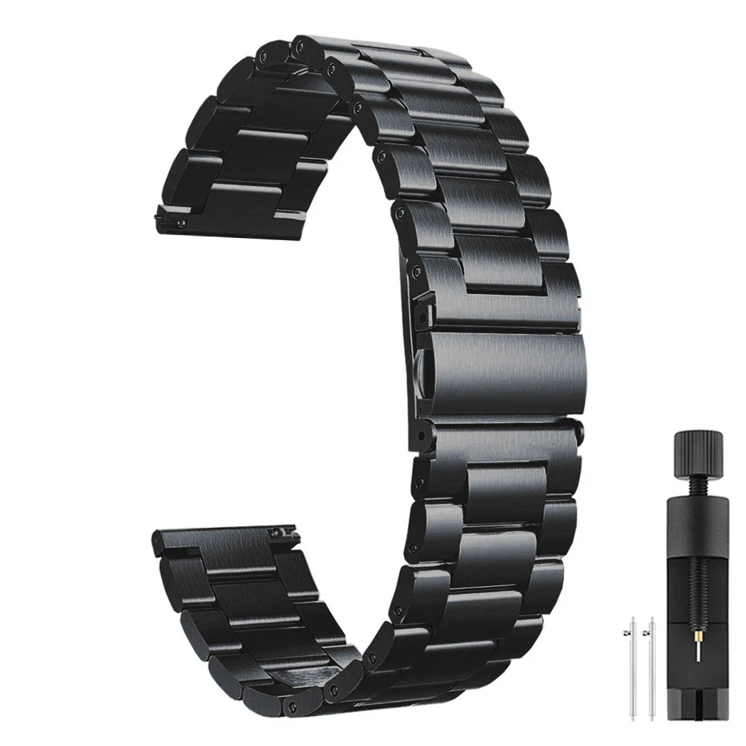 Elegant Metal Mesh Watch Strap - Premium Wristband