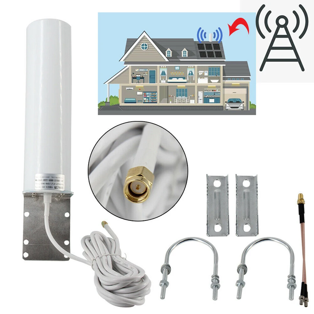 High Gain 12dBi Helium Hotspot Miner Outdoor LoRa Antenna For RAK Nebra