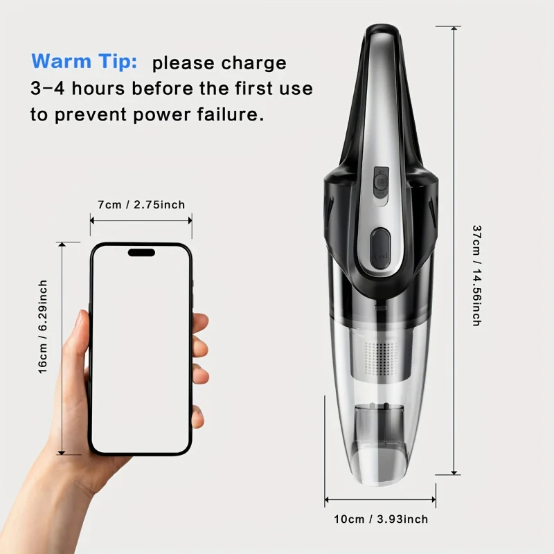 Car Wireless Vacuum Cleaner Powerful High Power High Suction Mini Handheld Car Vacuum Cleaner Household Indoor