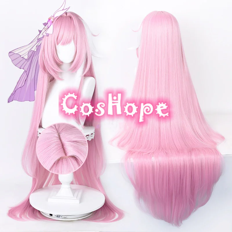 Honkai Impact 3rd Cosplay Elysia Cosplay Wig 110cm Long Straight Pink Wig Cosplay Anime Cosplay