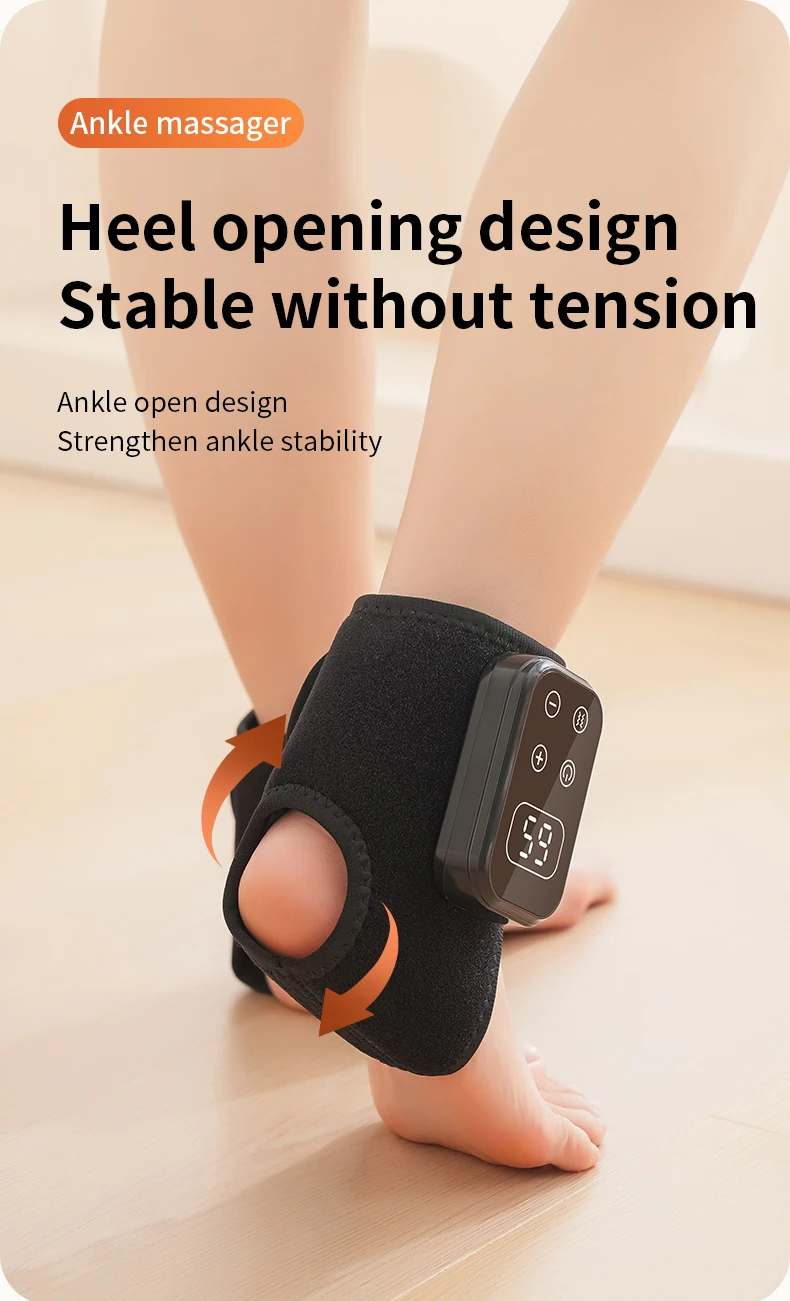 Electric Foot And Knee Massager With Vibration And Heat Therapy_voghion.com