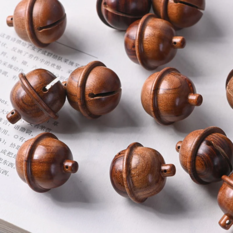 1PCS Wood Medicine Pill Box Mini Sandalwood Rescue Pill Case Portable Storage Sealed Pill Box Orgainer For Personal Health Care