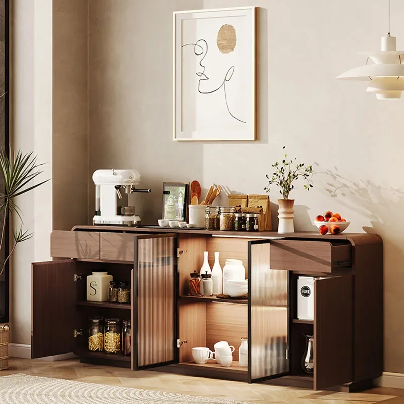 Sideboard Kitchen Furniture Organizer Interior Complete Prefab Side Table Muble Cuisine Armoire De Mebles Display Cabinet Room