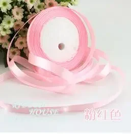 Luxurious Pink Silk Satin Ribbon – 22m x 10mm for Elegant Decorations & Gift Wrapping