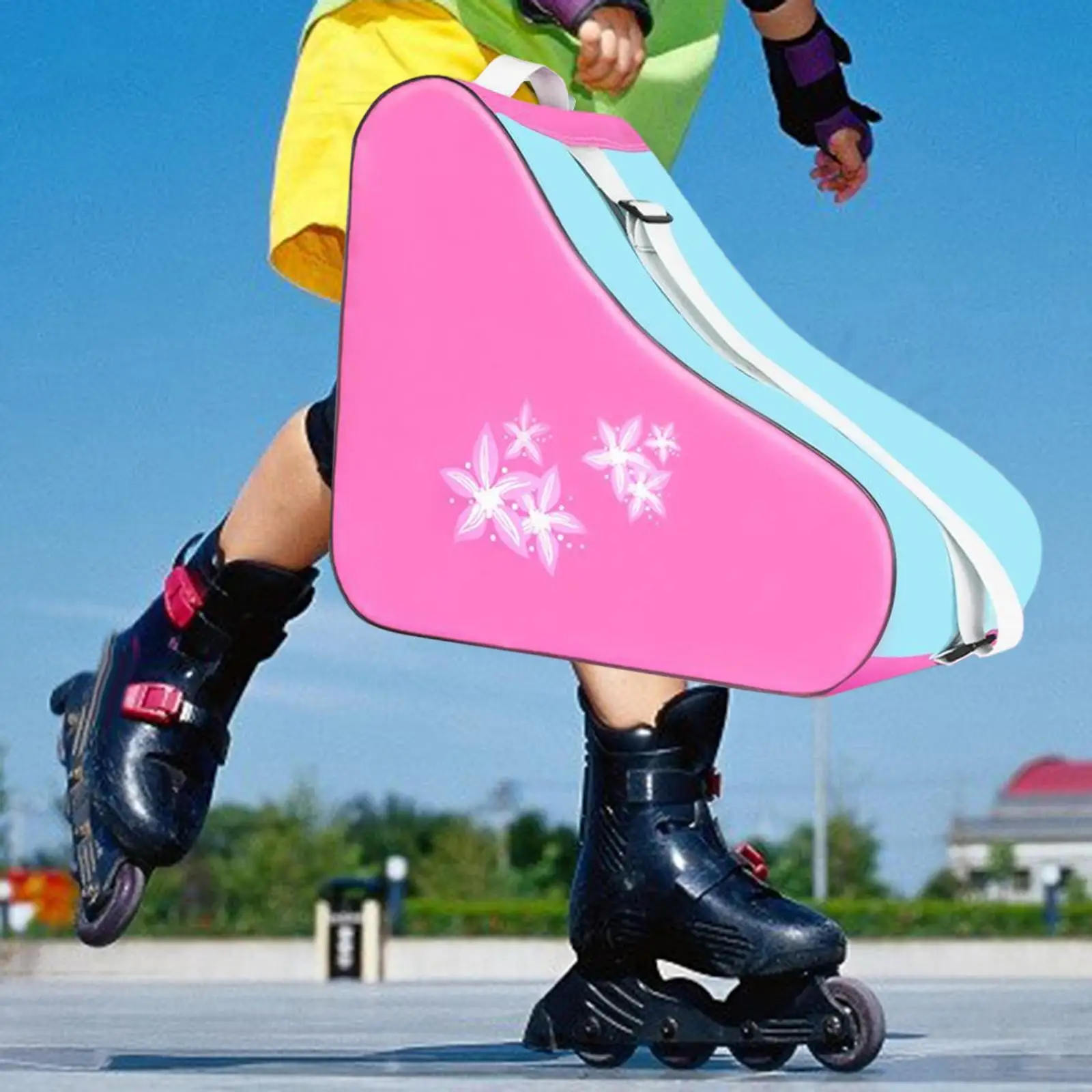 

Roller Skate Bag with Shoulder Strap for Women Men Roller Skating Bag Breathable Skating Shoes Carrying Bag for Inline Skates