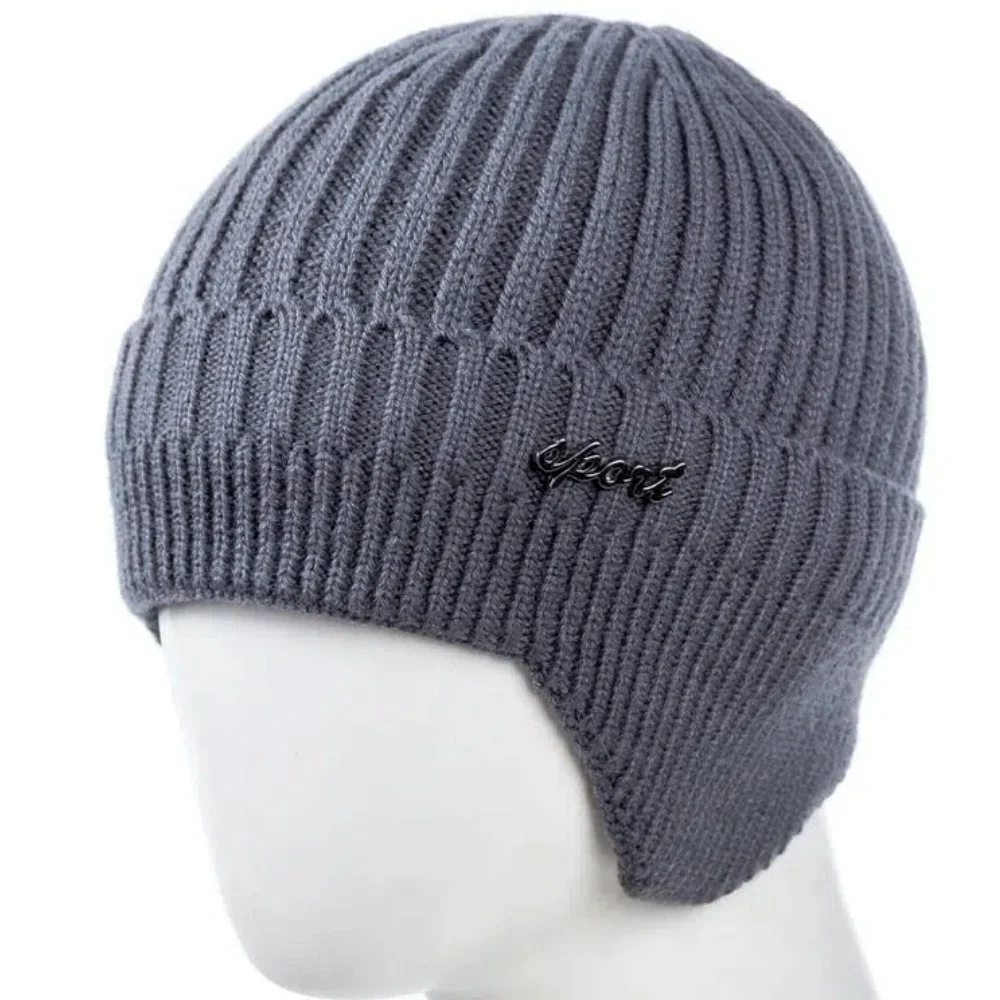 Hot Sale Unisex Earflap Winter Hats Stylish Soft Beanie Hat For Men Women Outdoor Warm Hat