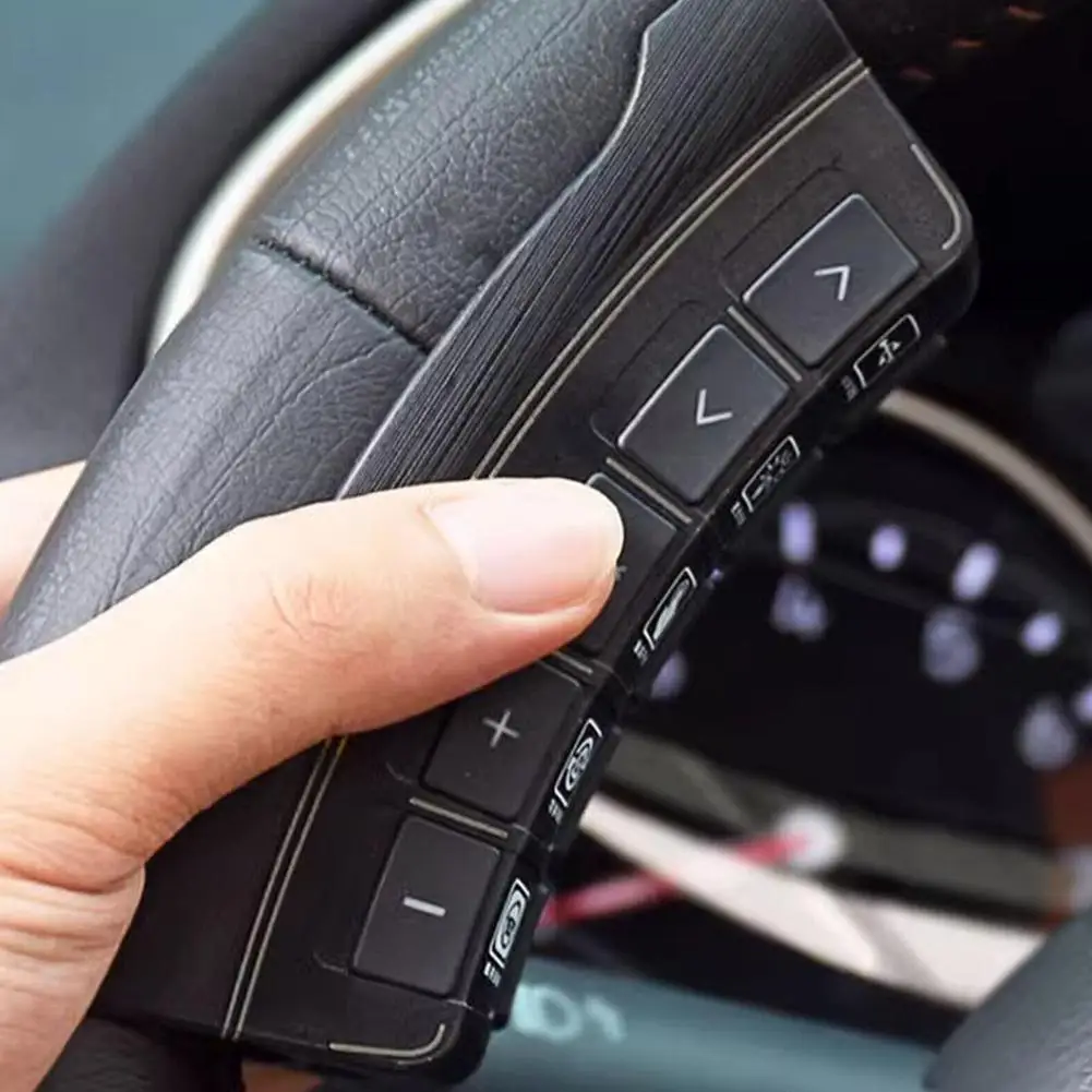 Фото Автомобильная Кнопка рулевого колеса с Bluetooth, пульт дистанционного управления с жгутом проводов для 2 Din автомобиля Android радио плеер 10- G2f9 №1