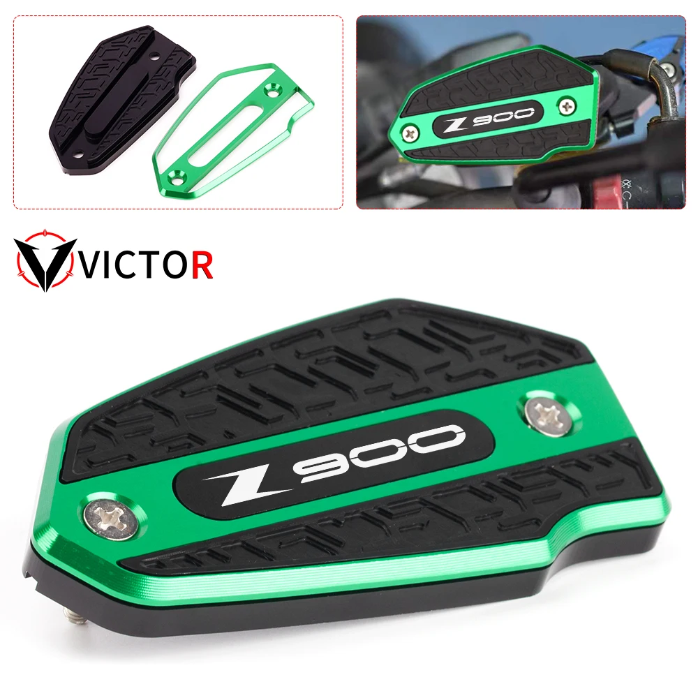 

For KAWASAKI Z900 2018 2019 NINJA650 NINJA400 R 2011-2017 Motorcycle CNC Aluminum Front Brake Reservoir Fluid Tank Oil Cup Cover
