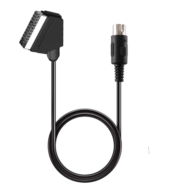 Cable RGB Sega Mega Drive Cable Euroconector RGB Para Sega Genesis Megadrive 2 - 1,8 Metros - Mejora La Calidad De Imagen Mando Megadrive - Foto 3