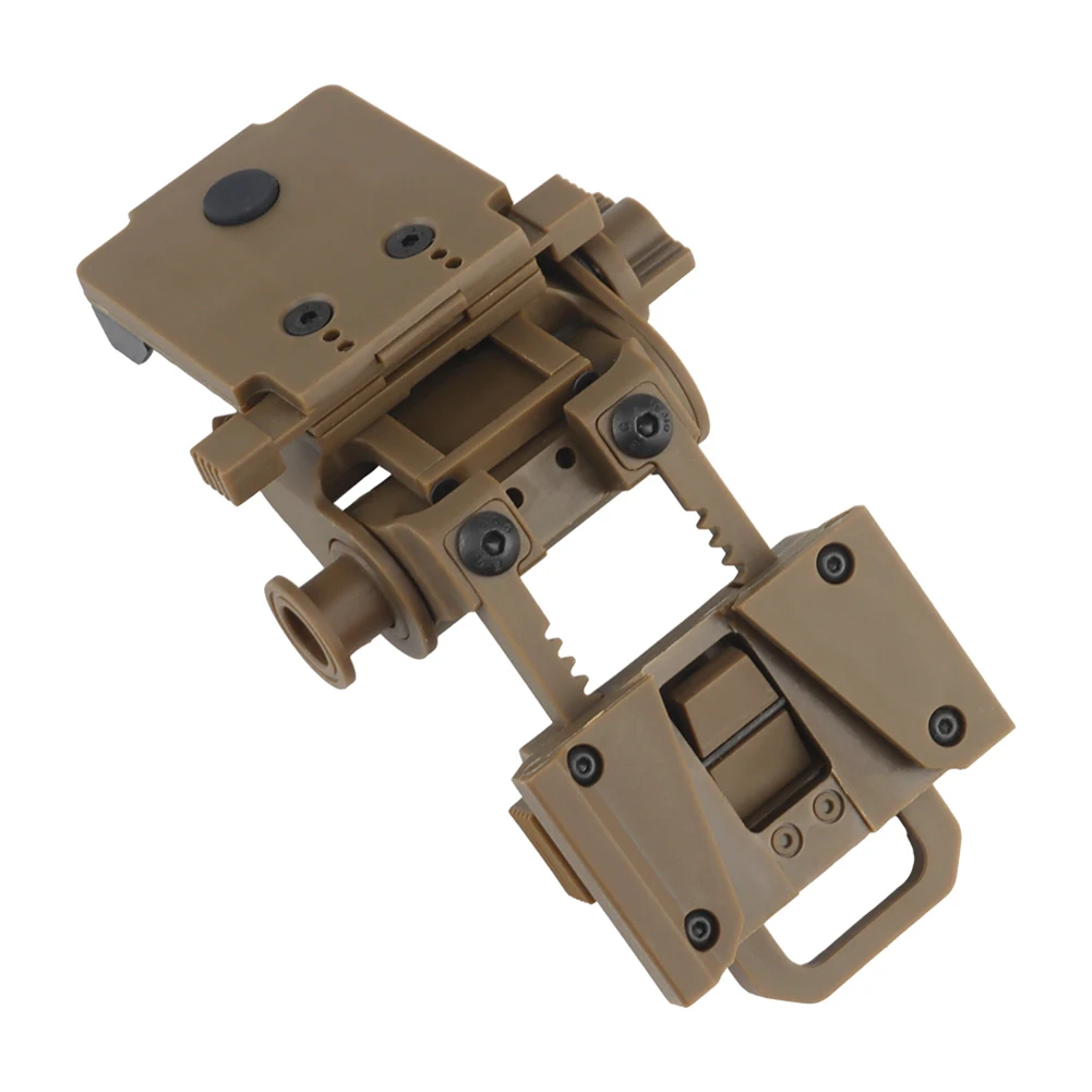 L4G24 NVG Helmet Mount Foldable Night Vision Goggles Mount Helmet Stent Nylon for PVS15 PVS18 PGPNVG18 Goggles