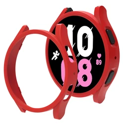 Premium Protective Bumper Shell for Galaxy Watch - Durable PC Cover and Case (Red)