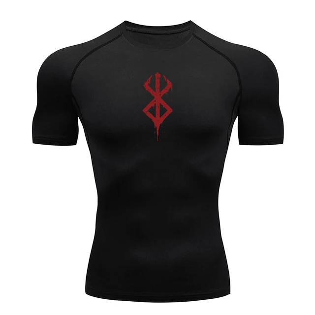 Anime Berserk Guts Men's Compression Shirt Fitness Sport Running Tight Gym  TShirts Athletic Quick Dry Tops Tee Summer - AliExpress