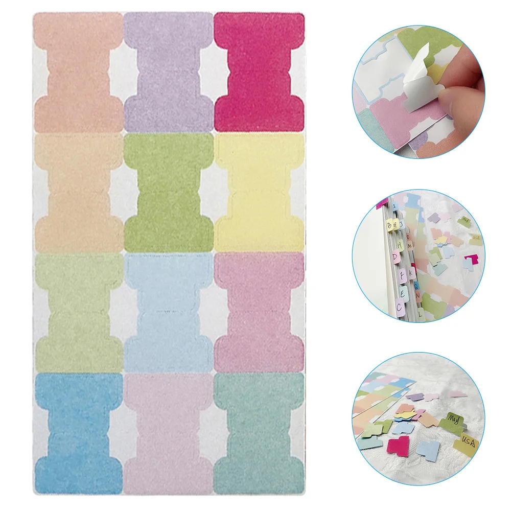 

Handwritten Page Markers Color Index Classification Label Self-Adhesive Sticky Notes Tags Page Index Tabs Flags