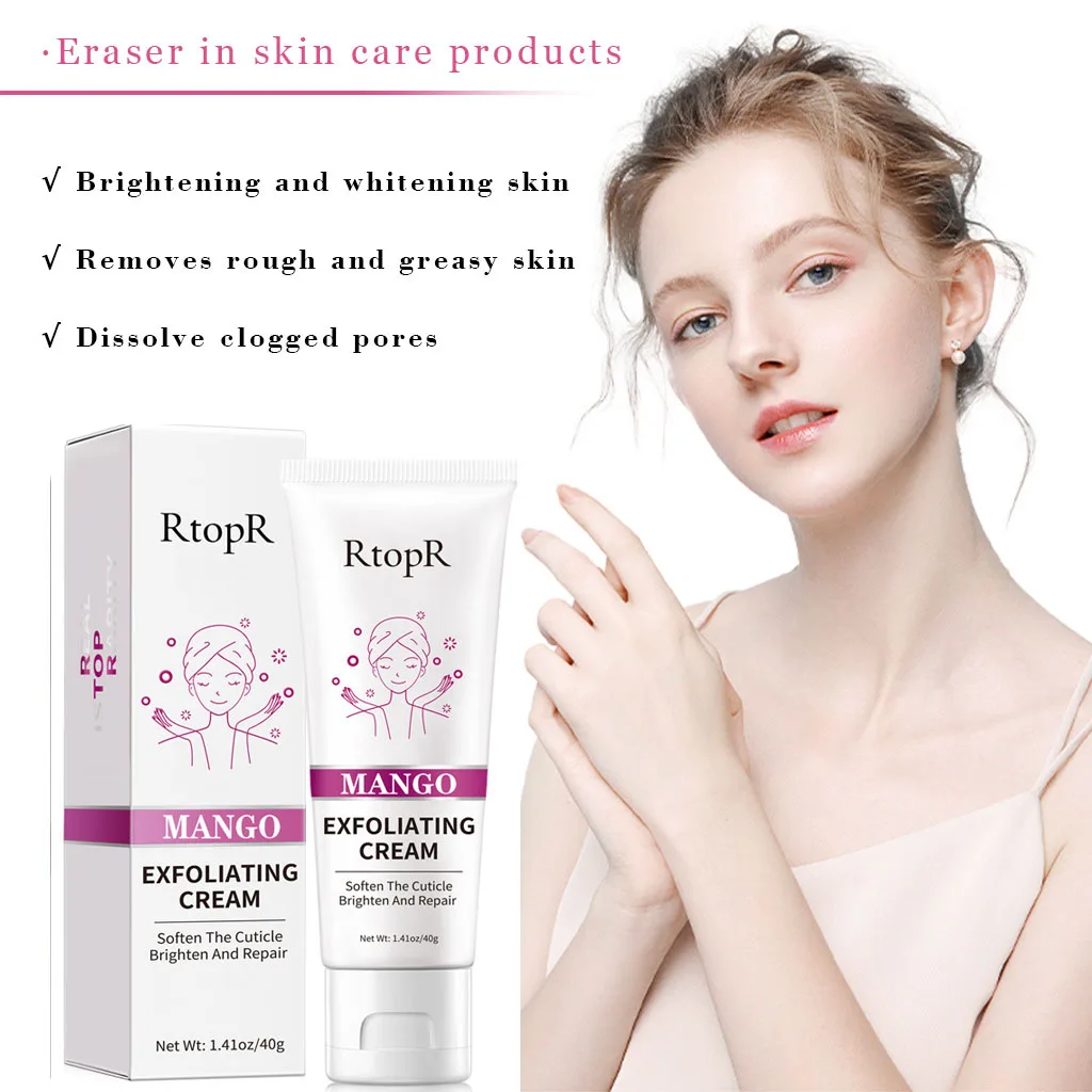 Exfoliating Face Cream Whitening Moisturizer Repair Facial Scrub Cleaner Acne Blackhead Treatment Remove Face Cream Skin Care