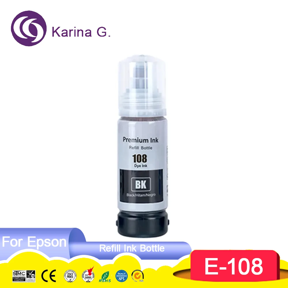 108 T09C1 T09C C13T09C14A Premium Compatible Color Bulk Water Based Bottle Refil