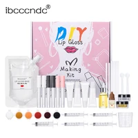 New Lip Gloss Making Kit Moisturizing Lip Gloss Base Diy Raw Material Tool Kit Shiny Glitter Lip Tints Glaze Handmade Cosmetic 1