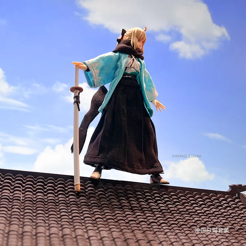 Handmade 1/12 Okita Souji Alter Japanese Kimono Long Skirt