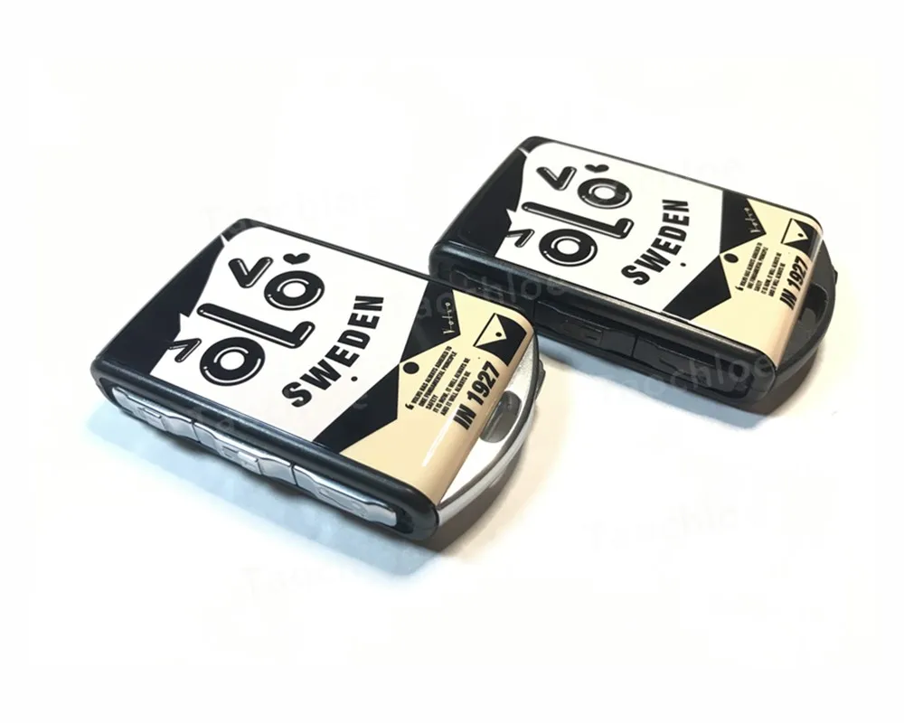 アクセサリー VOLVO WOOD KEYCOVER Key Wooden Remote Control Case Fob Shell Cover for Volvo S60
