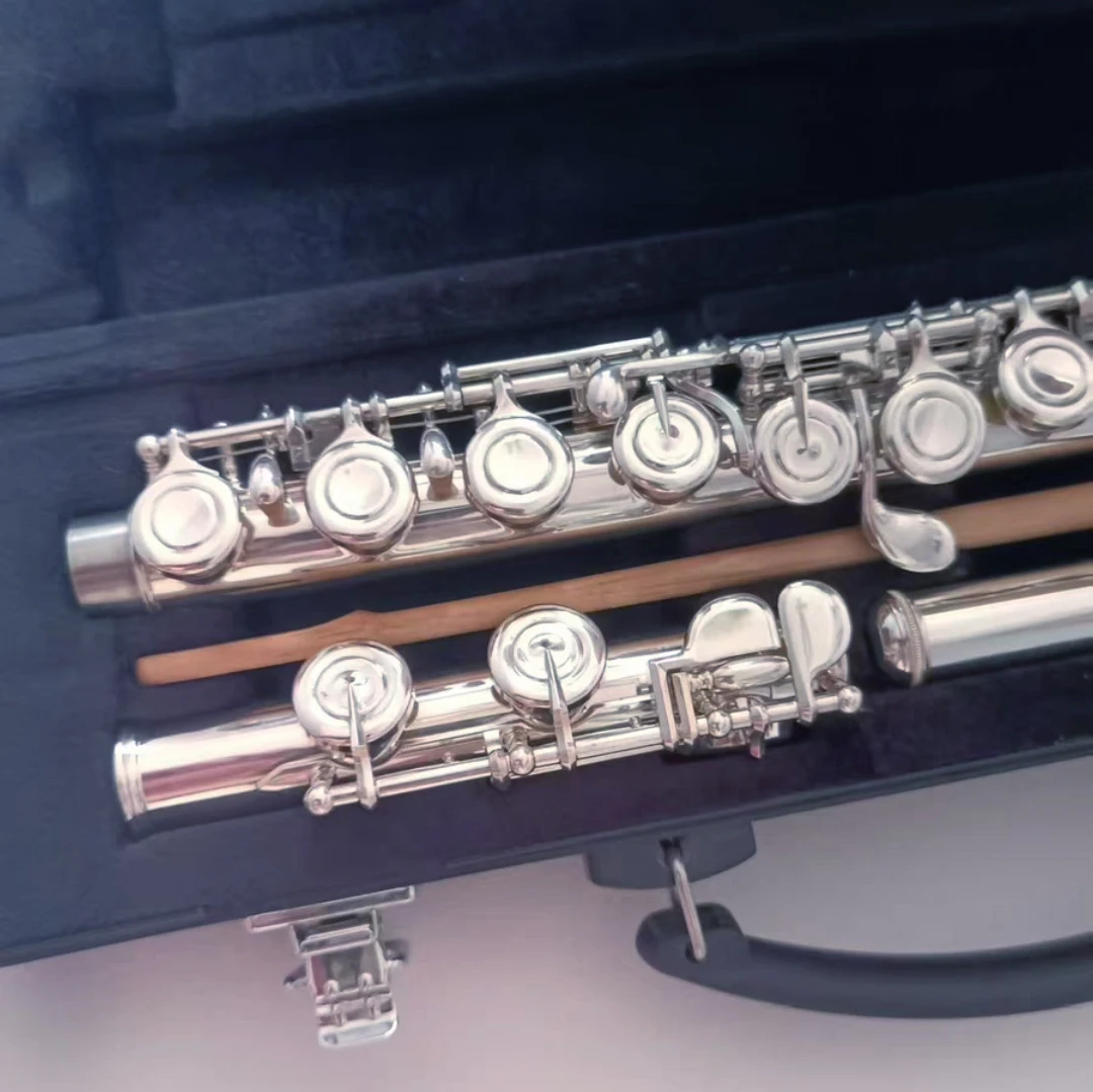Japan YFL-S2 Flute 16 Holes Closed C Key Silvering Transversal