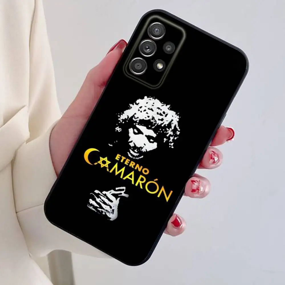 Camaron De La Isla Black Soft Silicone Phone Case