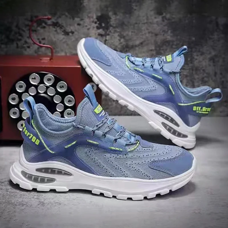 Description Picture 4 of item2024 New Men's Mesh Light Sports Men's Fashion Leisure Lazy Cold Sticky Walking Shoes Breathable and Anti Slip Casual Shoes