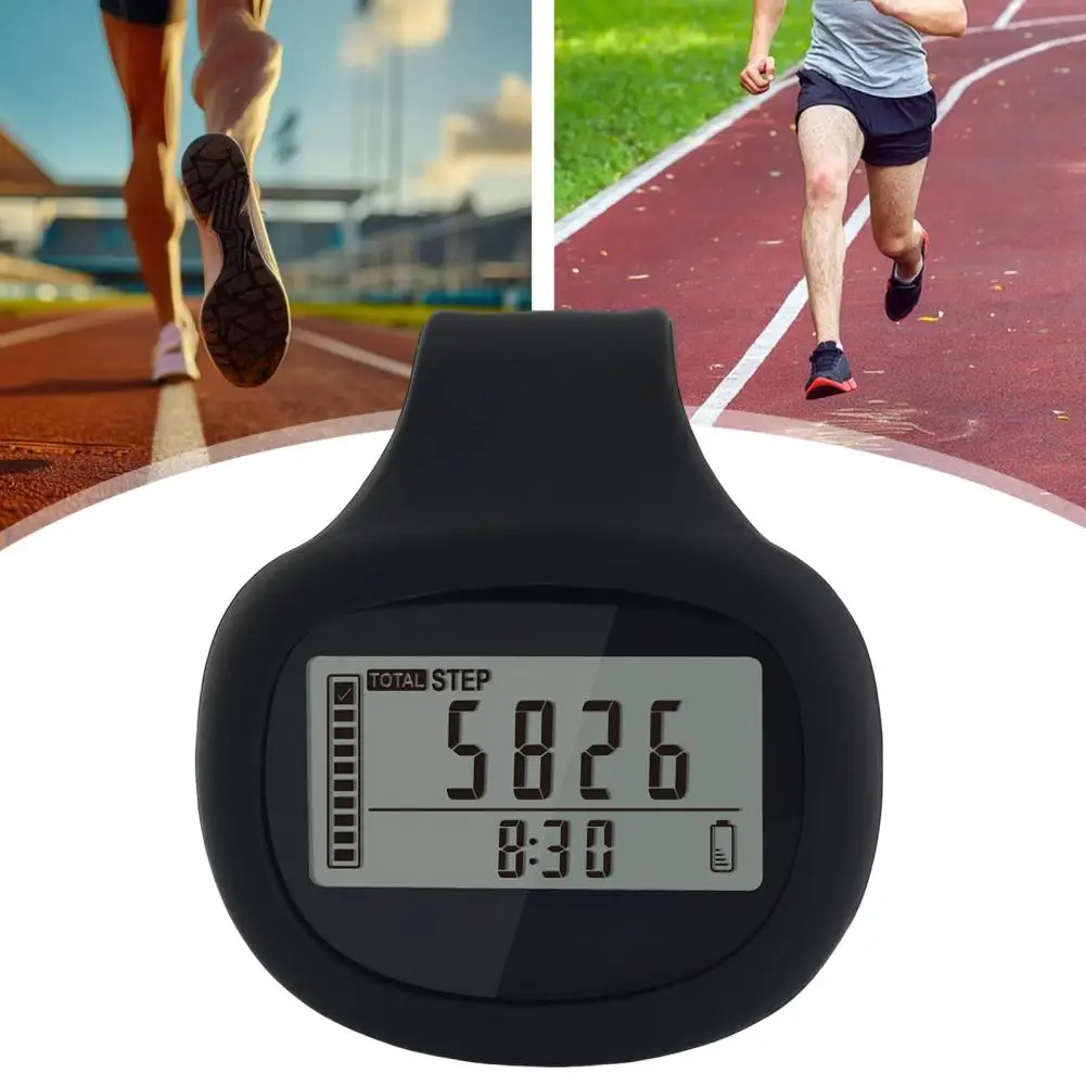 3D Pedometer Electronic Pedometer Digital Display Simple Step Tracker Large Screen For Outdoor Sports For Men Women Kids Seniors