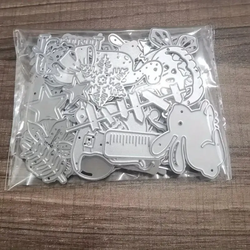 Mystery Box Randomly Selected Lucky Bags Small Animals Leaves Letters Flower Metal Cutting Dies for Scrapbook Stencils
