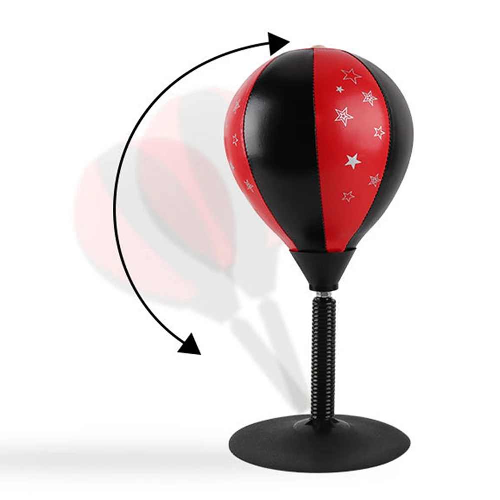 Suction Cup Boxing Vent Ball Desktop Punching Bag Mini Punch Sports Fitness Punching Bag Speed Balls Stand Boxing