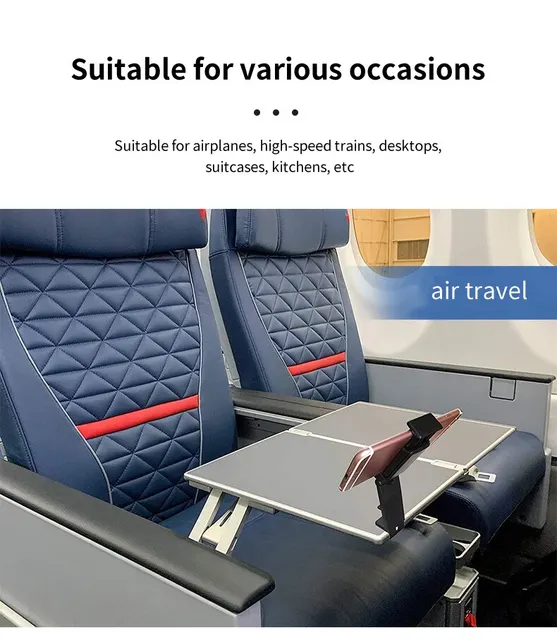 Flugzeug-Reiseutensilien – Handyhalter, universelle Freisprech- Handyhalterung für Desktop, Selfie, Flugzeug-Handyhalter - AliExpress
