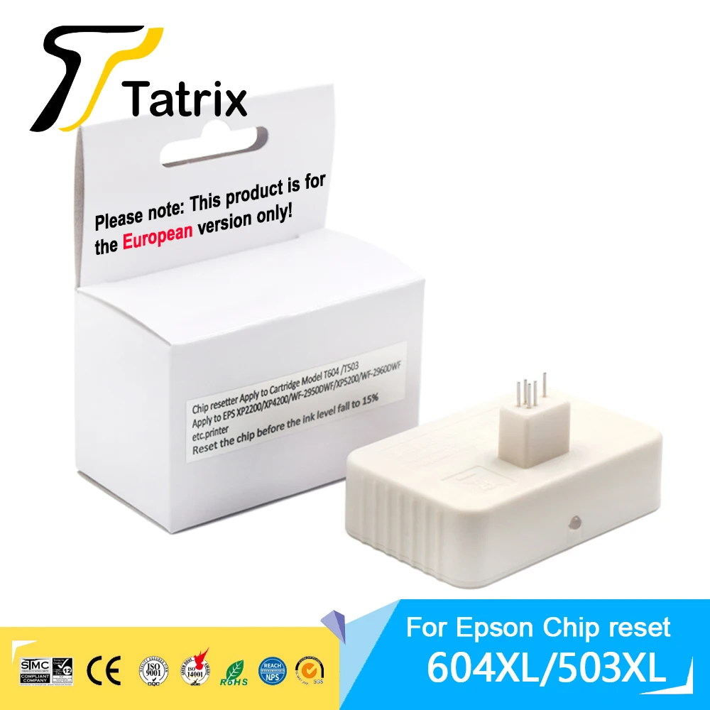 

Ink Cartridge Chip Resetter For 604XL 503XL EPSON XP-2200/XP-2205/XP-3200/XP-3205 XP-5200/XP-5205,WF-2960DWF Printer Europe