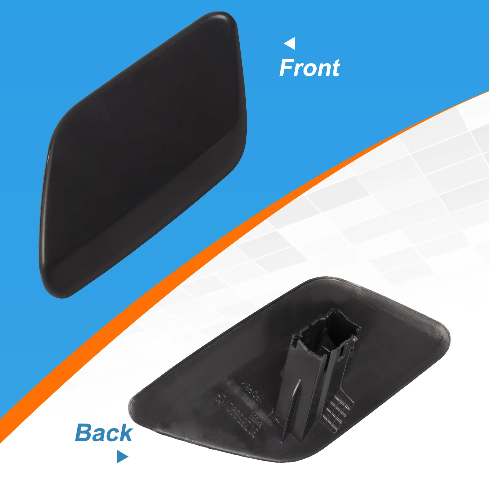 Front Bumper Headlight Washer Cover Headlamp Jet Spray Nozzle Cap For VOLVO S60 Accessories 2011 2012 2013 39802681 39802699