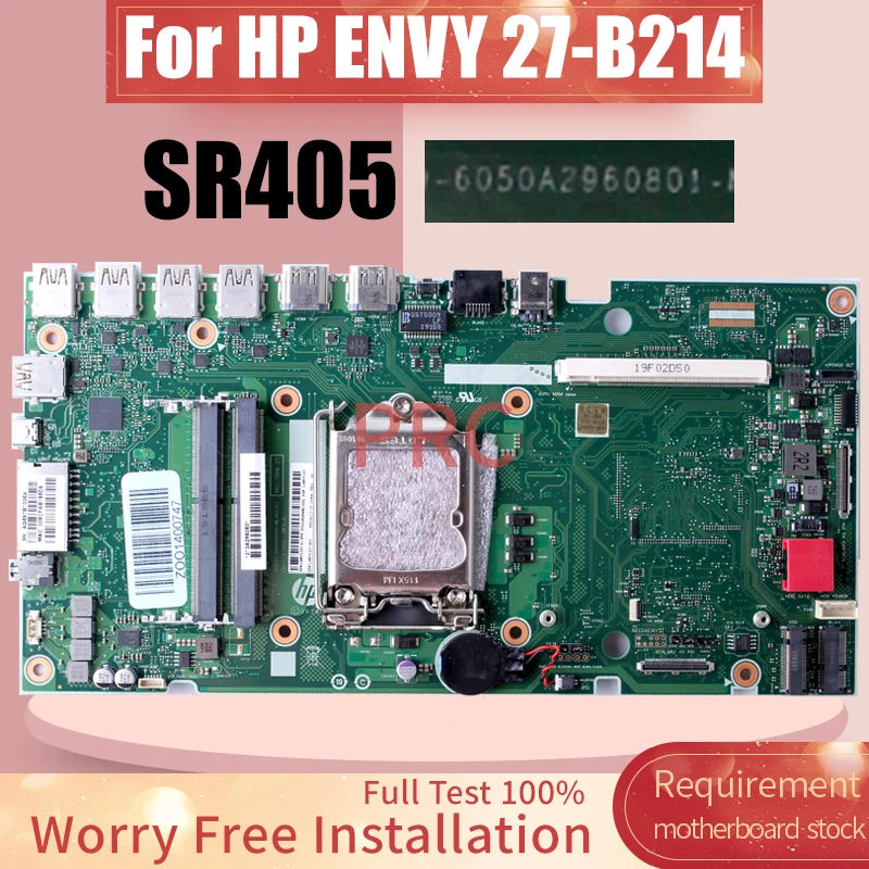 

For HP ENVY 27-B214 Laptop Motherboard 6050A2960801 SR405 Notebook Mainboard