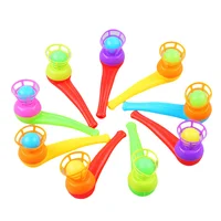 12Pcs Fun Magic Blowing Pipe Floating Ball Game Kids Birthday Party Favors Keepsakes Carnival Christmas Party Prizes Piñatas Toy 1