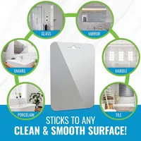 30x20CM Big Size Acrylic Anti Fog Mirror Bathroom Tools Shower Shaving Washroom Accessories Fogless Fog Free Travel Mirror - Image 4