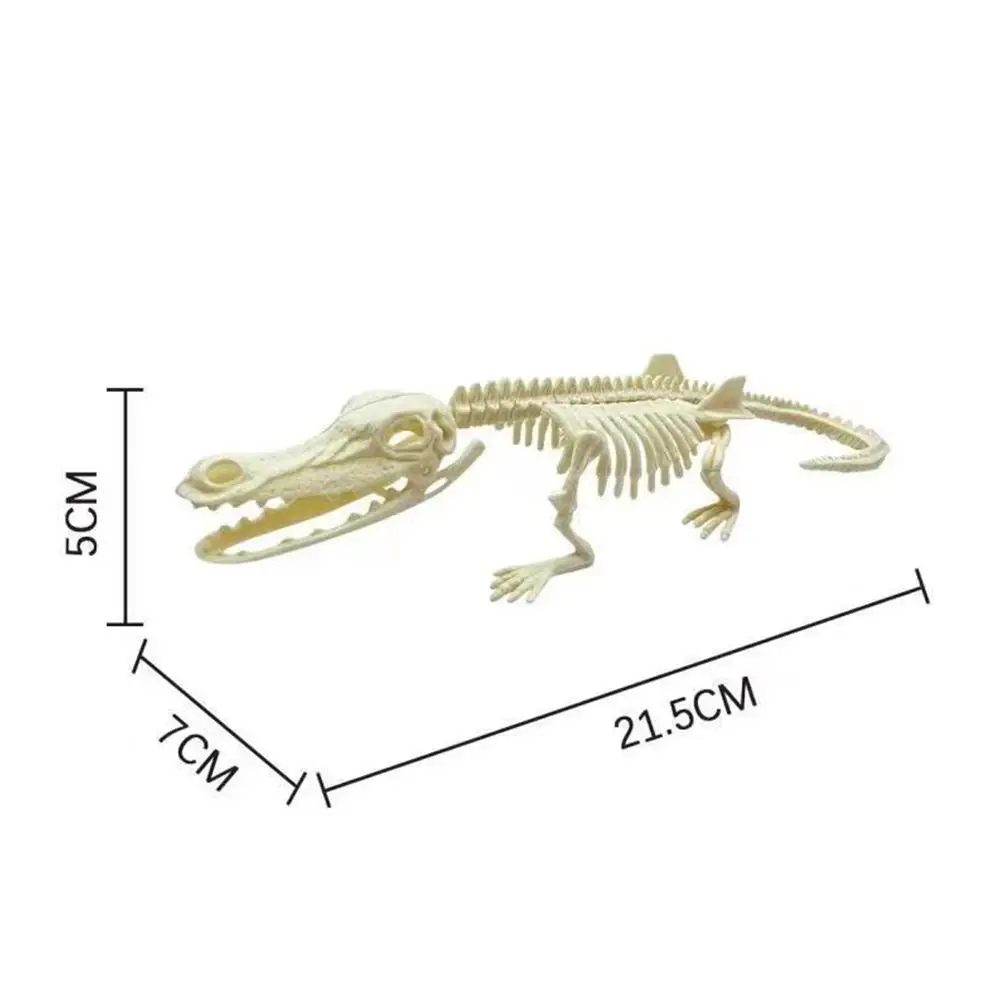 Figura de acción de dinosaurio fósil de ensamblaje DIY, esqueleto de Mosasaurus, tiranosaurio, colección de modelos creativos, juguete para niños