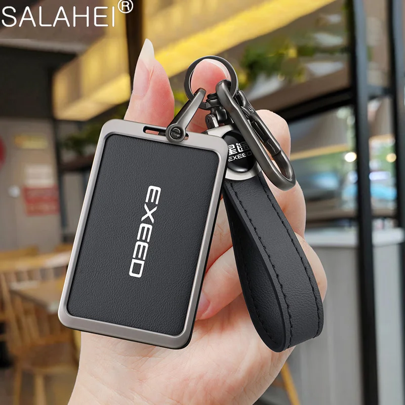 

Zinc Alloy Car Smart Remote Key Case For Chery Exeed RX 2023 2024 NFC Card Keys Holder Protector Cover Auto Interior Accessories