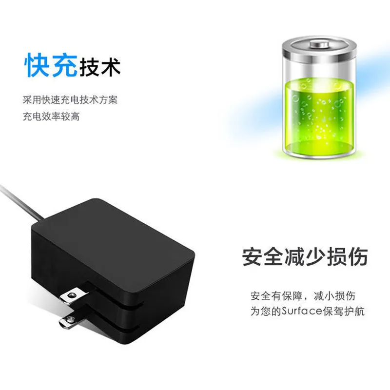 15V 1.6A 24W AC Laptop Power Adapter Charger for Microsoft Surface go1 go2 pro4 pro5 m3 1735 1736 1824