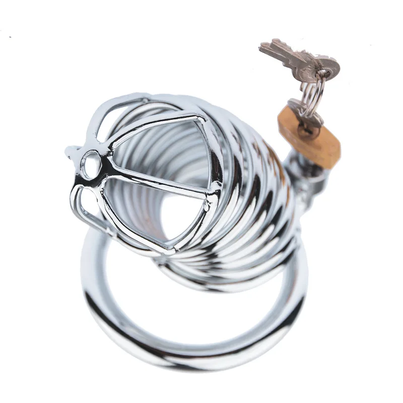 CB Metal Cock Cage Male Chastity Cage Sex Toys for Men Rise of Loyalty Penis Ring Lock Device Wearable Chastity Lock Erotic Bond for penis chastity cage,chastity lock sex toy,chastity cage accessory