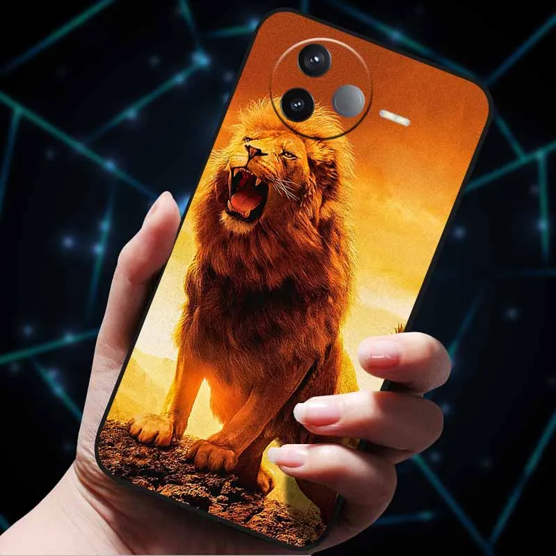 Cartoon Painted Soft Silicon Phone Case - TPU Protective Cover