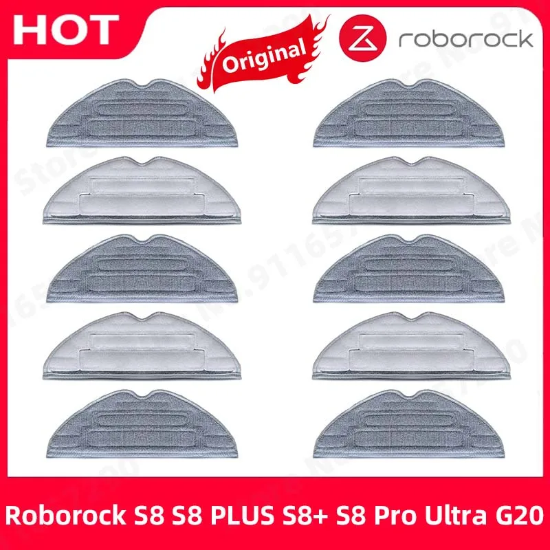 Original mop cloth For Roborock S8 S8 PLUS S8+ S8 Pro Ultra G20 Spare Parts Vacuum Cleaner Mopping Cloth Accessories original refrigeration spare parts chiller parts temperature sensor sen02133