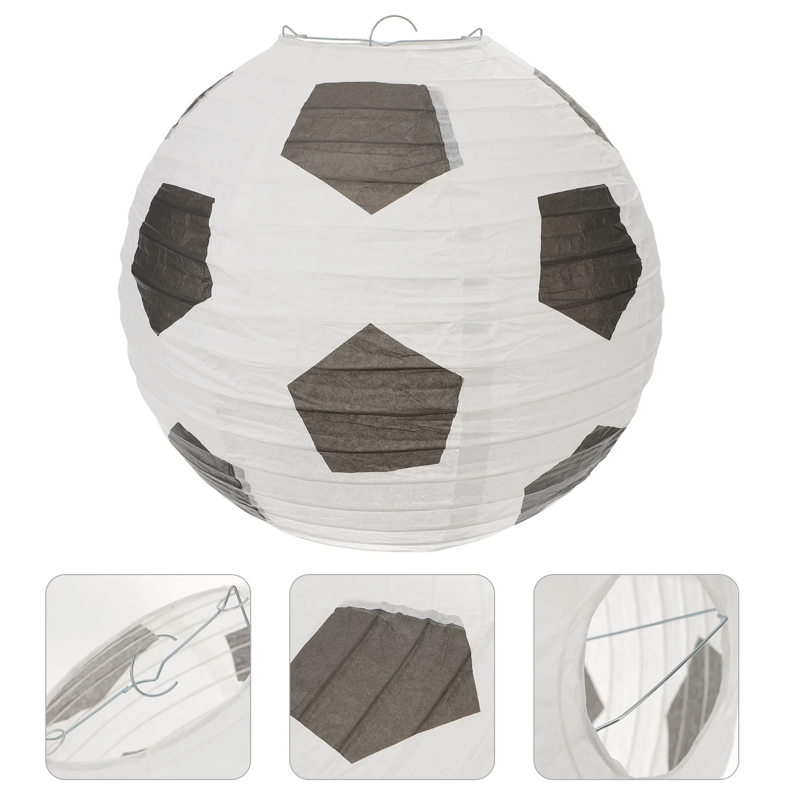 Lantern Paper Hanging Ball Lanterns Soccer Decorations Party Football Chinese Japanese Sports Cup Lamp Ceiling Decorative