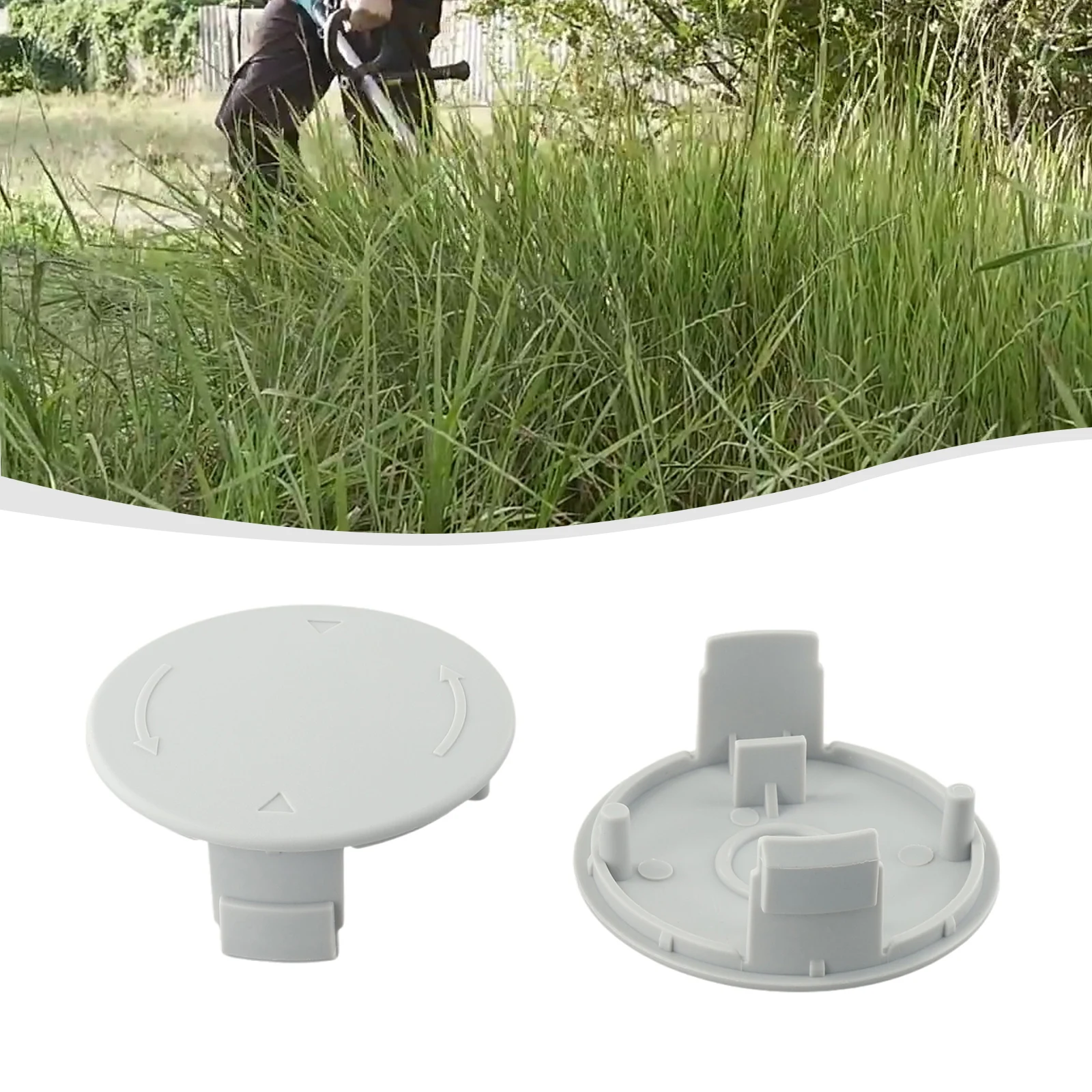 1/2Pcs Grass Trimmer Spool Cap For BOSCH AFS- 23-37 F016F04841 F016F05384 Lawn Mower Replacement Spool Cover Accessories