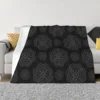 Hmong Symbol Pattern Design Throw Blanket Quilt warm winter Dorm Room Essentials Hairys for babies Blankets 1
